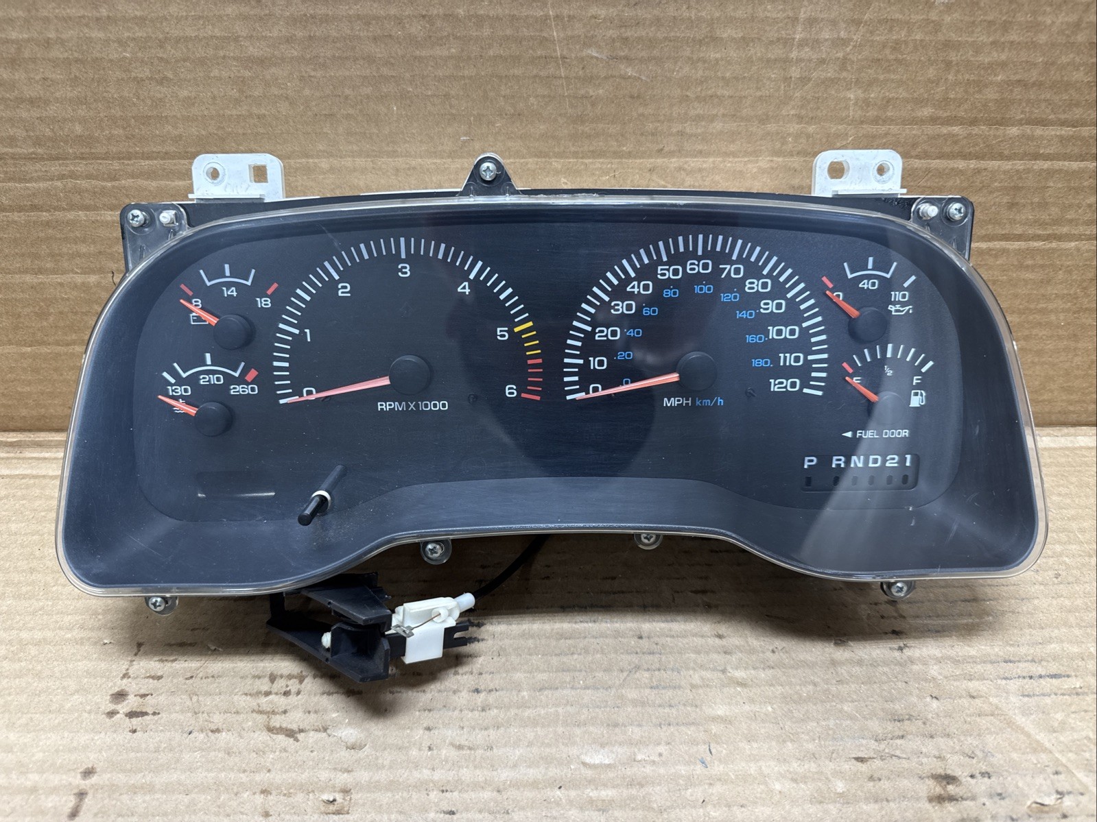 98 99 00 Dodge Dakota Speedometer Instrument Cluster Oem 91K Miles 56021655