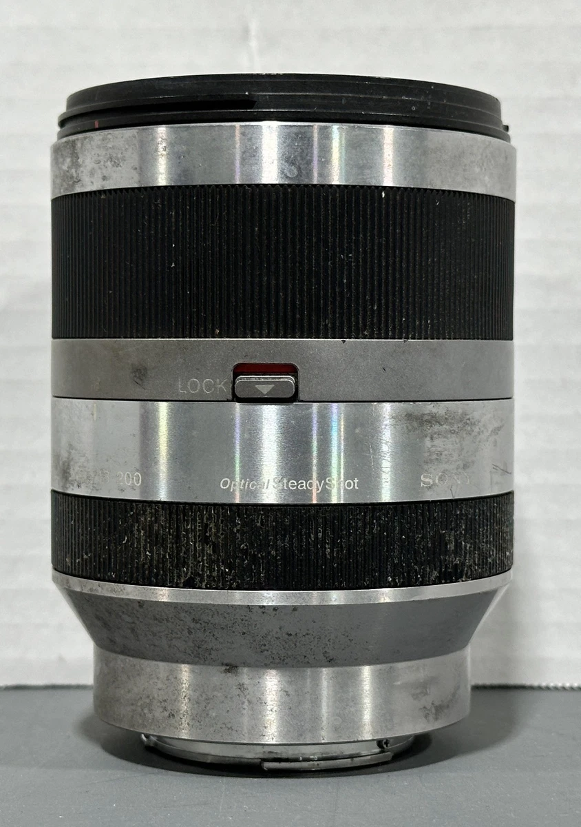 Sony E-mount Camera Lenses 18-200mm Focal f/3.5-6.3 Maximum