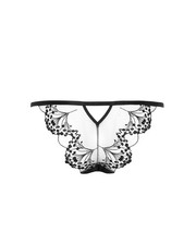 Nuovo! BLUEBELLA Marisa collant trasparente ricamato nero PIZZO taglia media