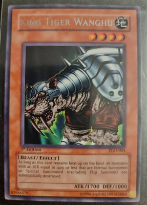Yu-Gi-Oh! Königstiger Wanghu, PGD-004, selten, 1. Auflage