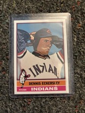 Dennis Eckersley Rookie Card reprint. rookie card picture
