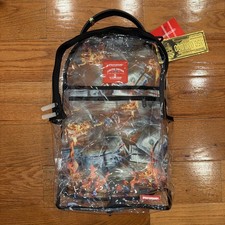 Sprayground Stay Up Clear Bookbag New Large B...