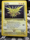 Pokémon TCG Zapdos Holo Rare Unlimited 15/62 Fossil Base Set 1999