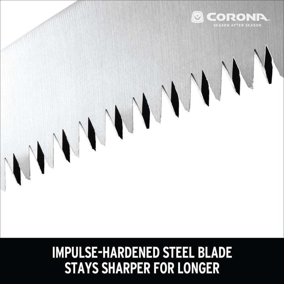 Razor Tooth 7 in. Folding Pruning Saw Comfort Grip Chrome Plated Steel Corona