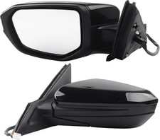 Left Driver Side Door Mirror Compatible with Honda Civic 2016-2021 Power Glass N