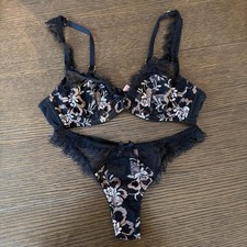 Agent Provocateur Knickers Forever Lingerie Set NEW WITHOUT TAG 34B Size 2