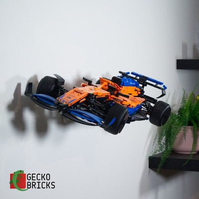Wall Mount for LEGO 42141 Technic McLaren Formula 1  Printed in Ultra Stron PETG