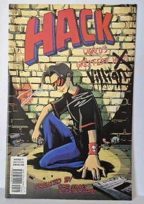 HACK #1 Comic Book SIGNED Chris Stanley Joe Blackerby Arkvin Comics RARE Indie