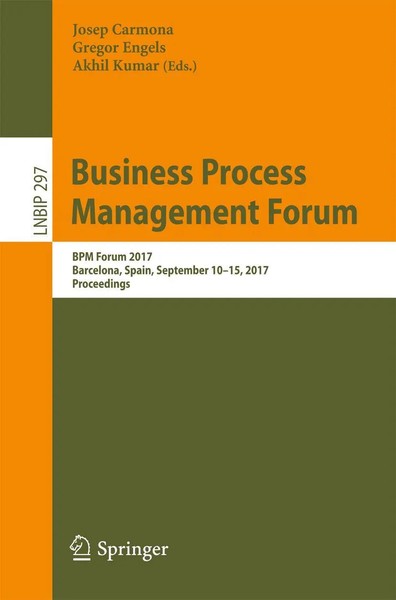 Josep Carmona (U. A.) | Business Process Management Forum | Taschenbuch (2017)-image