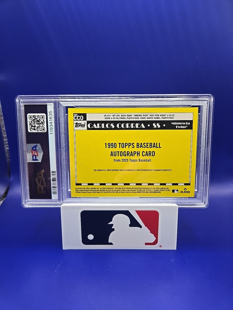 2025 Topps - *Autograph * Carlos Correa * Refractor * 25/25