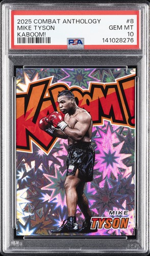 2025 PANINI COMBAT ANTHOLOGY KABOOM! #8 MIKE TYSON PSA 10