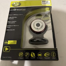 Gear Head WC750RED I.3 MP Web Cam Plug-N-Play...