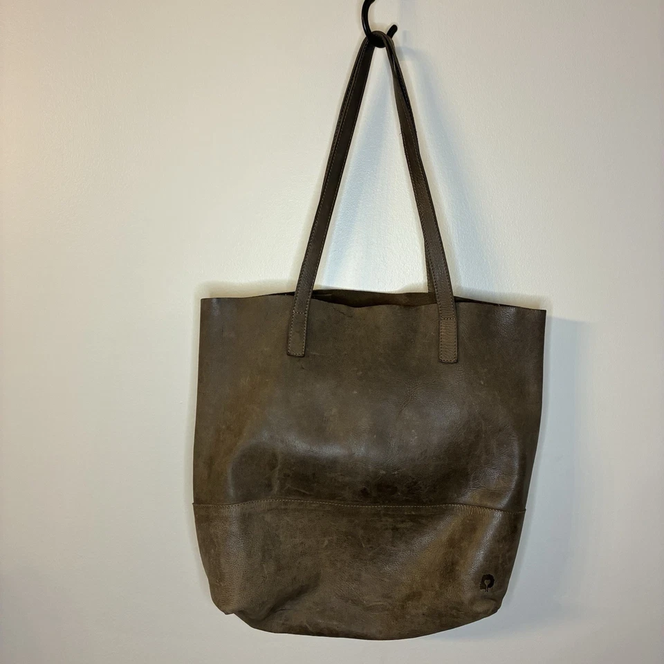 Bolso de Mano ABEL Elegante Cuero Marrón, Cartera Foto 2 de 4