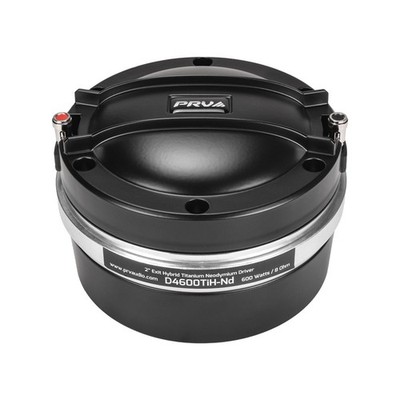 PRV AUDIO DRIVER D4600TiH-ND 600W 2'' COMPRESSION HORN 8 Ohm HYBRID POLYIMIDE