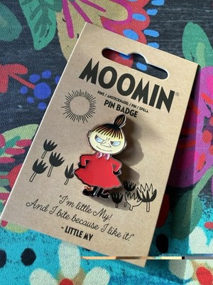 NEW ON CARD!  Moomin ''I'm little My! And I bite because I like it!'' Enamel Pin!