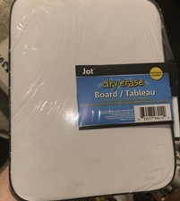 Jot Magnetic Dry Erase Board 8.5" x 11" Marker & Marker Clip Included New