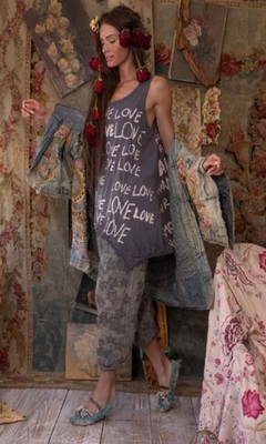 Magnolia Pearl  SOLD OUT - Love Amor Paz Tank - Ozzy NWT LAST ONE 
