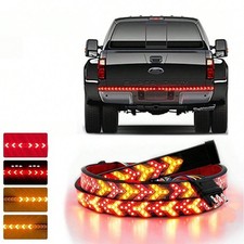 LED Tailgate Light Bar 60" Triple Row 5-Function Strip for Pickup Trailer SUV