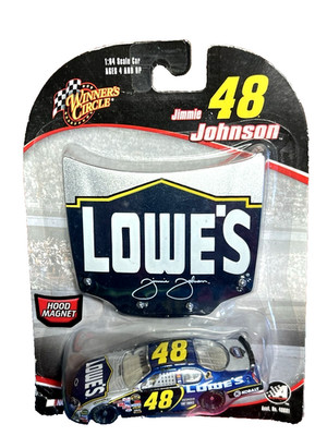 Winners Circle Jimmie Johnson 2006 Lowes #48 With Hood Magnet 1/64 NEW