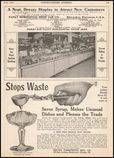 1919 Panay Horizontal Show Jar Co. Milwaukee Photo Candy Store Display Print Ad