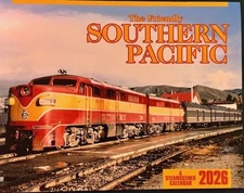 2026 Steamscenes Southern Pacific Calendar