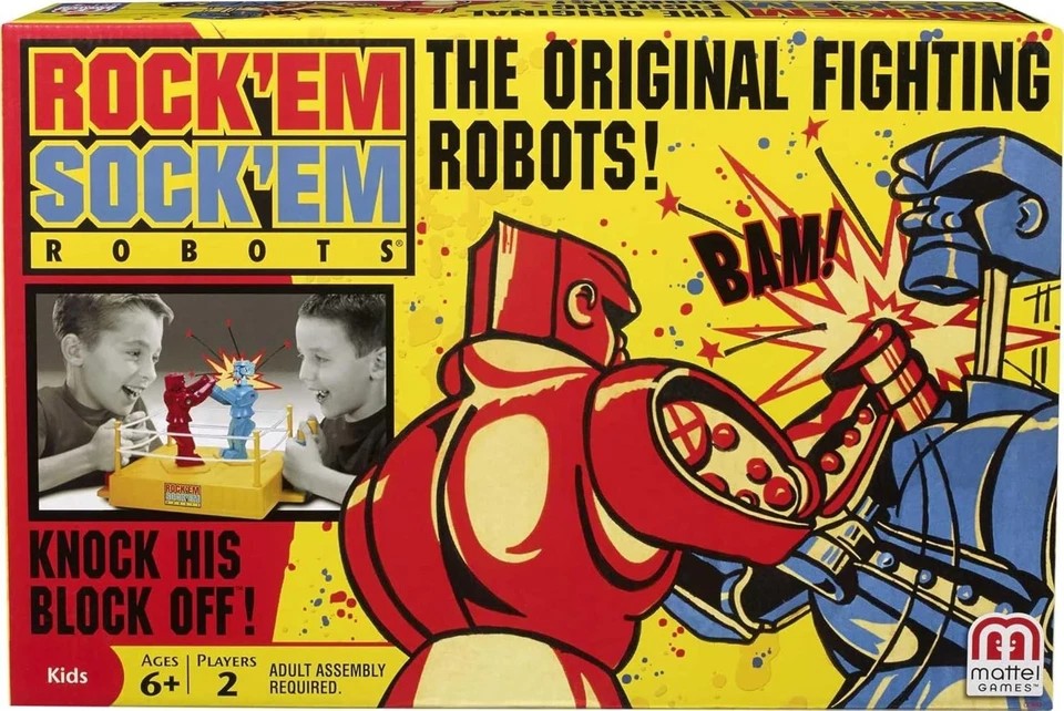 Mattel Games Rock 'Em Sock Em Robots: You Control The Battle of The (US IMPORT) - Image 4 of 4