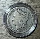 Morgan Dollar 1882-S $1 Silver Circulated US Coin Business Strike “Rim Damaged”
