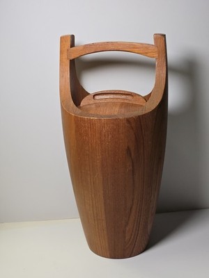 Teak Dansk Ice Bucket 15.5  Jens H. Quistgaard 1960s 70s Mid Century Modern MCM