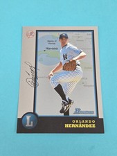 1998 Bowman International RC #221 Orlando Hernandez Yankees BASEBALL Card 4I