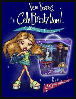 BRATZ NEW 2004 Collector s Edition Yasmin Doll Set New Year s CeleBratztion NRFB