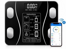Bilancia Pesapersone Intelligente Digitale Bluetooth Smart Max 180kg Vetro Tempe