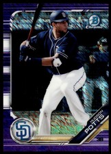 2019 Bowman Chrome Prospects Hudson Potts . San Diego Padres #BCP-230