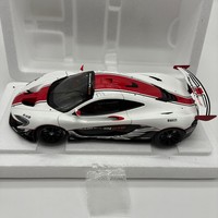 Autoart 1/18 Mclaren P1 Gtr Weiß Rot Diecast Modellauto