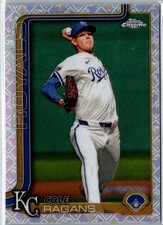 2025 Topps Chrome Logofractor Cole Ragans Kansas City Royals #151