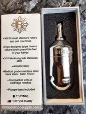 Bishop Rotary Tattoo Arma Adjustable Stainless Steel Grip  32mm