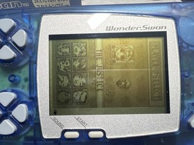 WonderSwan Console Skeleton Blue CIB Complete In Box US SELLER