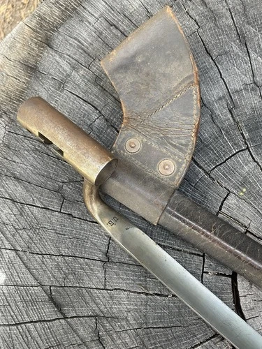 Fine Original Civil War 1816 Replacement Bayonet with Early 2 Rivet Scabbard