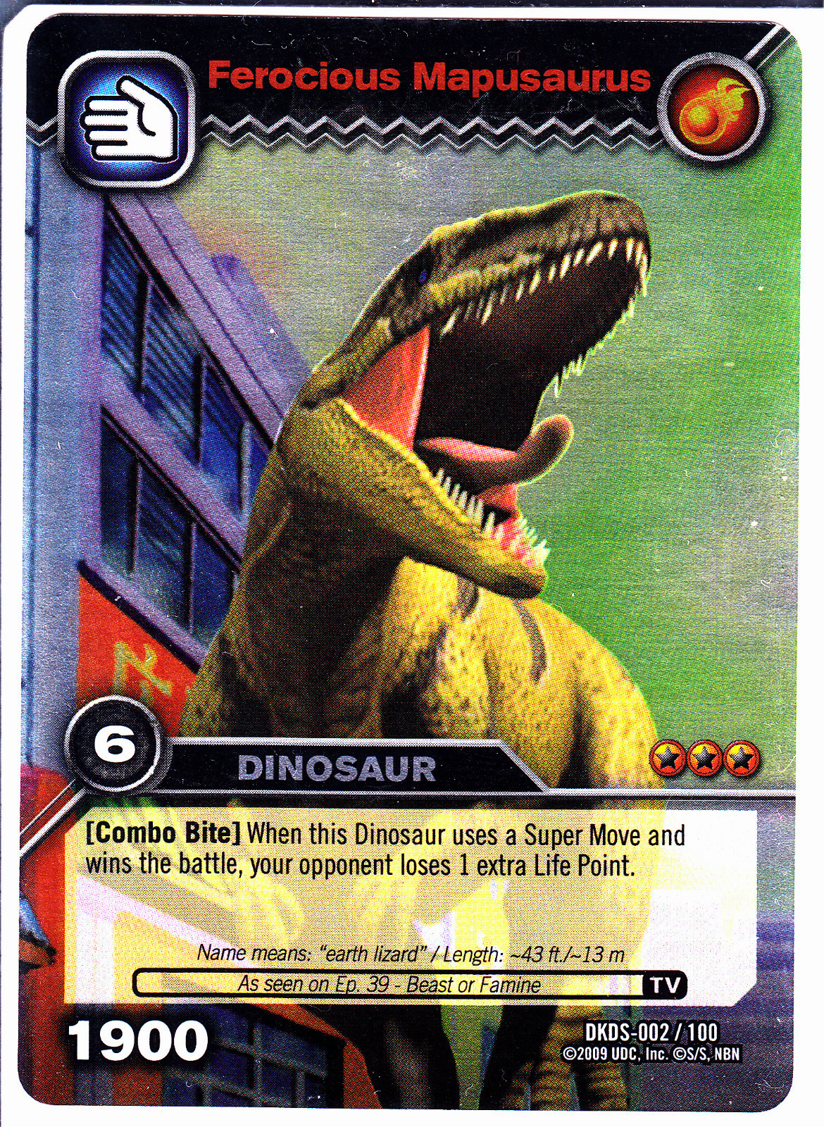 Dinosaur King TCG Choose 1 Dinotector Showdown Silver Rare Foil Card
