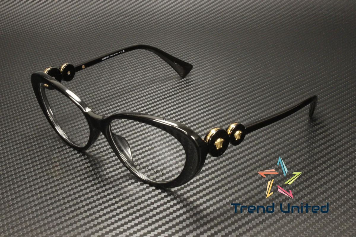 VERSACE VE3331U GB1 Black Demo Lens 53 mm Women