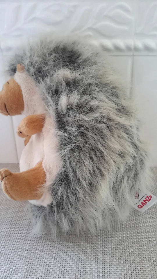 GANZ Webkinz Hedgehog Porcupine Plush Animal Ganz Fluffy Plush EUC - Image 3 of 4