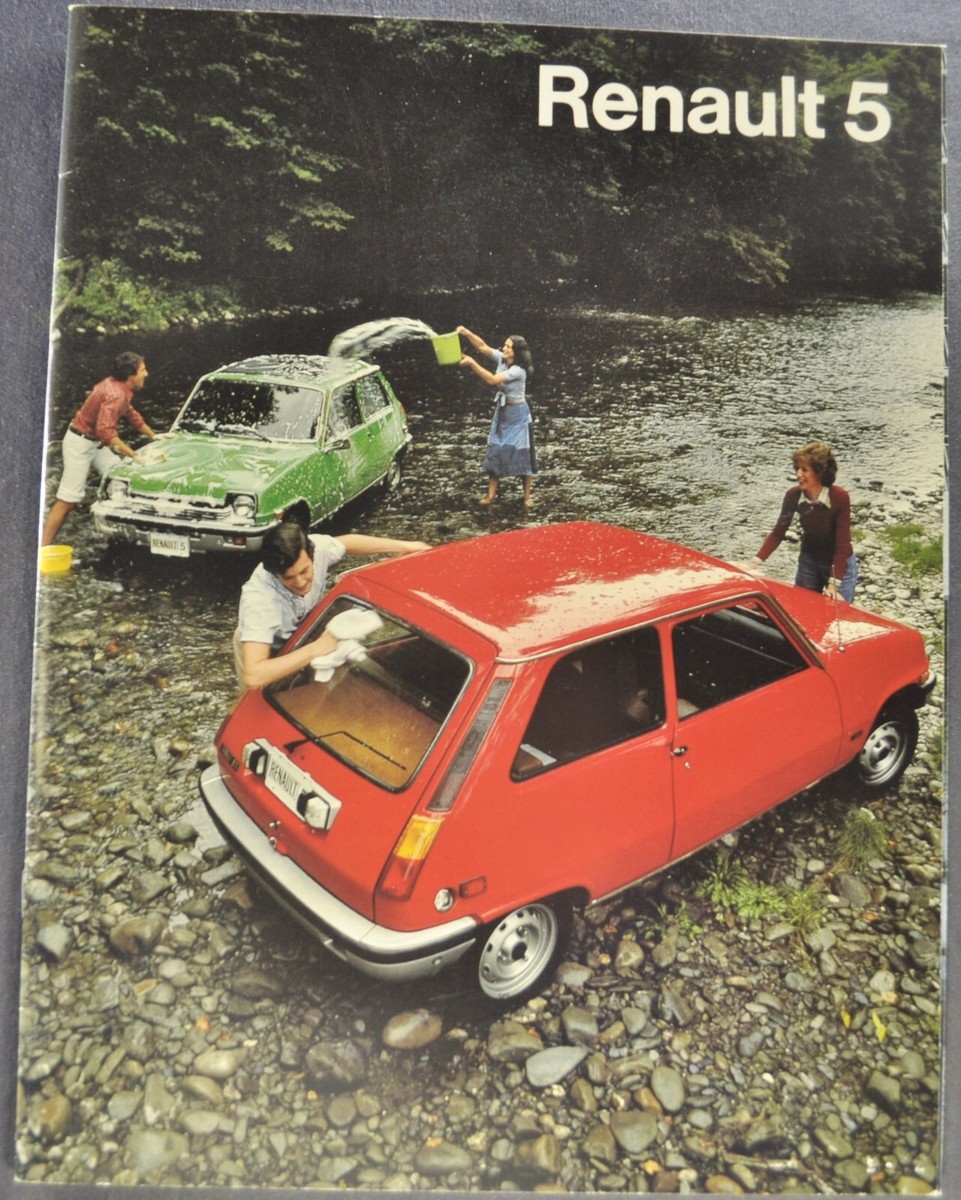 1976 Renault 5 Catalog Brochure TL GTL Sedan Nice Original 76 | eBay