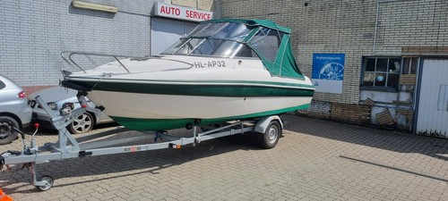 motorboot kajütboot mit trailer Gebraucht 115 PS Ausenbooder - Bild 4 von 4