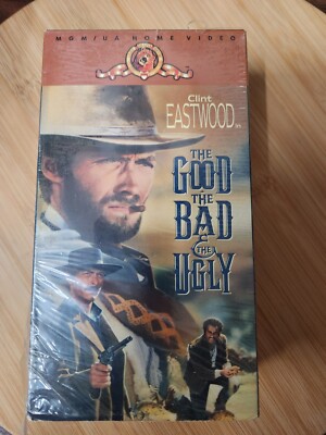 The Good, the Bad and the Ugly (VHS, 1991, 2-Tape Set) Eastwood ...