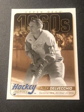 2011-12 Upper Deck Hockey Heroes 1960s Alex Delvecchio #HH19 HOF