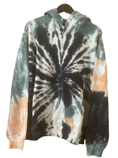 AKIRE SPORT Erika Costell MED Oversized Fleece Boyfriend Hoodie Sweatshirt NWT