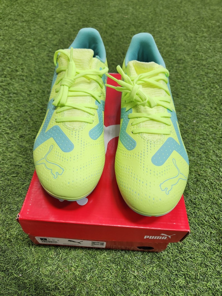 Puma Future Play Fg Men's Soccer Shoes Fast Yellow- Black-Electric