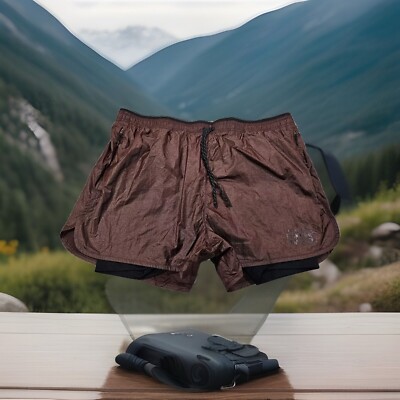Nike  XXL Repel 7'' 2-in-1 Running Shorts Running Division FB8544-227 Earth $70