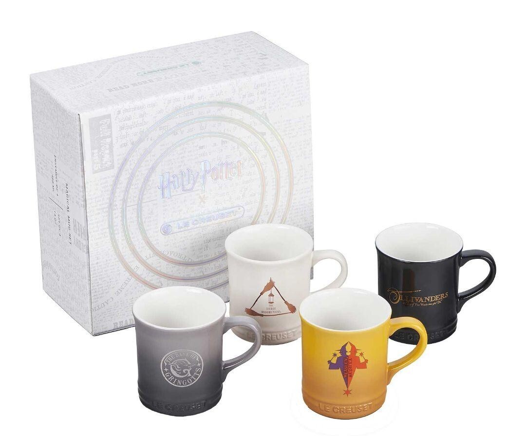Le Creuset Harry Potter Magical Mug Set of 4 Stoneware Cup 400ml