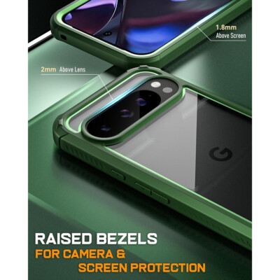 For Google Pixel 9 / 9 Pro 5G Case 2 Front Frame Built-in Screen