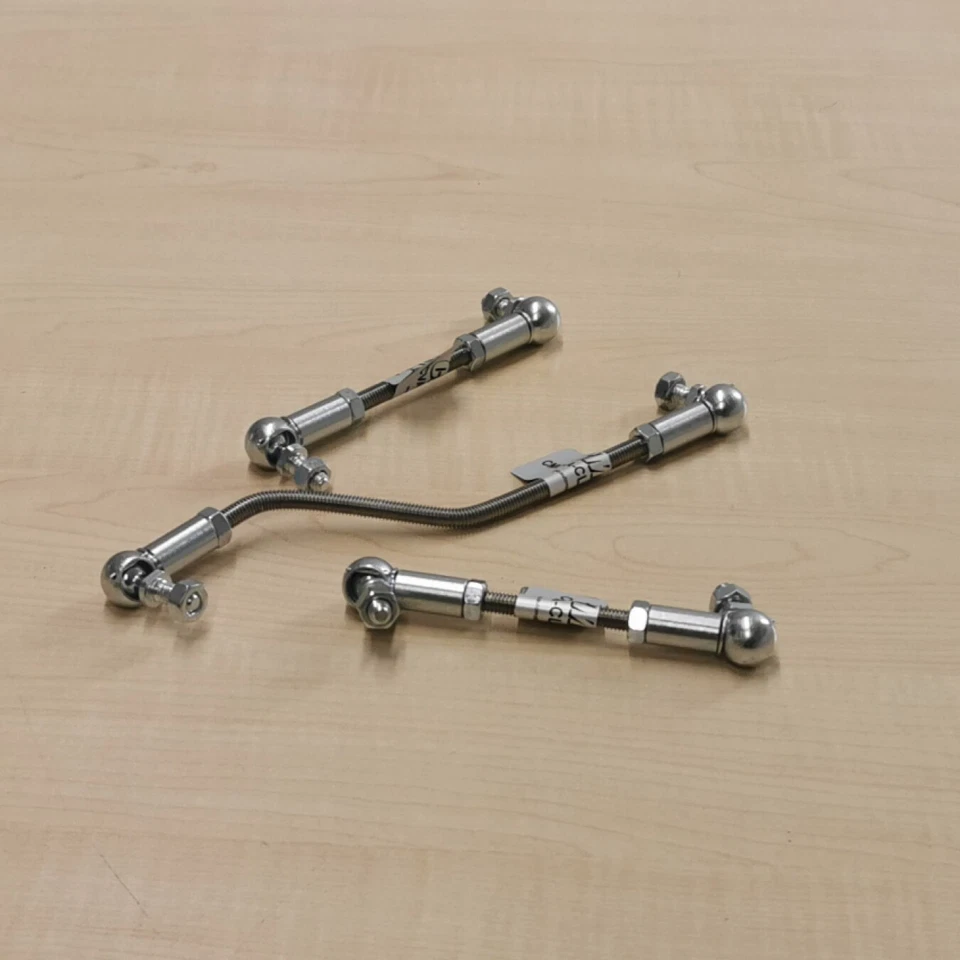 Koppelstangen Airmatic Tieferlegung Luftfahrwerk für Mercedes CLS W219 mit TÜV - Bild 2 von 4